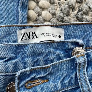 COPY - Zara Crossed Wide leg denim Jeans